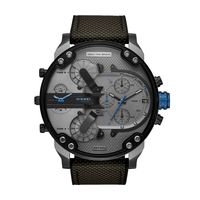 Horlogeband Diesel DZ1882 Leder Zwart 24mm - thumbnail