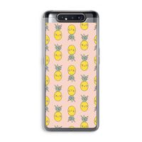 Ananas: Samsung Galaxy A80 Transparant Hoesje
