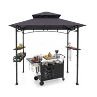 Barbecuepaviljoen met Barbecuewagen Barbecueoverkappingen Weerbestendig Barbecuetafel Outdoor