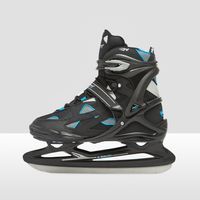 NIJDAM Nijdam proline semisoft ijshockey schaatsen zwart/blauw heren