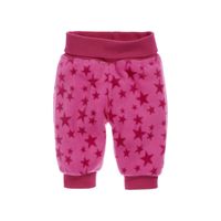 Playshoes Schnizler babybroekje fleece fuchsia sterren Maat