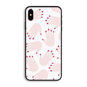 Hands pink: iPhone XS Max Biologisch afbreekbaar hoesje