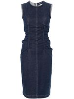 Sportmax robe en jean Nectar - Bleu