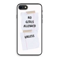 No Girls Allowed Unless: iPhone 7 Biologisch afbreekbaar hoesje