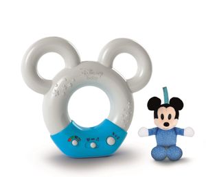 Clementoni nachtlamp Baby Mickey junior 32 x 22 cm wit/blauw