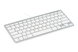 R-GO Tools Compact Toetsenbord USB QWERTY, Engels Wit Ergonomisch