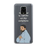 Hotline bling: Xiaomi Redmi Note 9 Pro Transparant Hoesje
