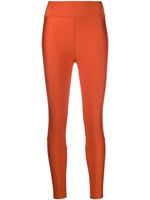 Moncler legging à taille logo - Orange