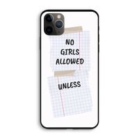 No Girls Allowed Unless: iPhone 11 Pro Biologisch afbreekbaar hoesje