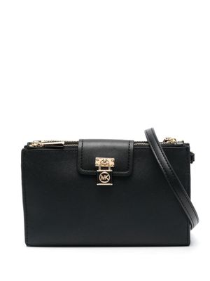 Michael Michael Kors sac à bandoulière à double zips - Noir