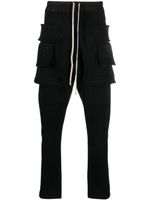 Rick Owens DRKSHDW pantalon de jogging à lien de resserrage - Noir - thumbnail