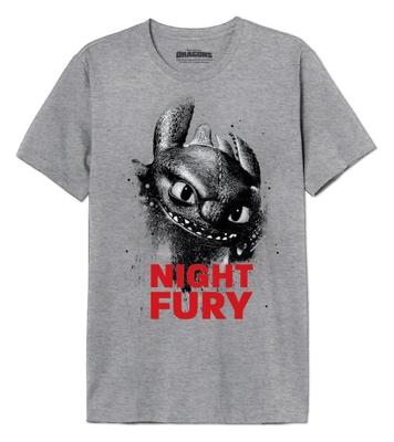 How to Train Your Dragon T-Shirt Night Fury Size S