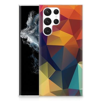 Samsung Galaxy S22 Ultra | TPU Hoesje | Polygon Color