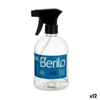 Verstuiverfles Berilo SE1205-ROCIADOR SE1205-ROCIADOR Zwart Transparant Plastic 500 ml (12 Stuks)