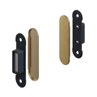 DND handles DND Dynamic magnetische deursluiter - messing getrommeld DND handles DND Dynamic magnetische deursluiter - messing getrommeld