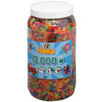 Hama Strijkkralen Ton Met 13000 Stuks Neon - thumbnail