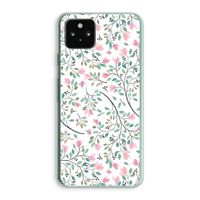 Sierlijke bloemen: Google Pixel 5a 5G Transparant Hoesje Sierlijke bloemen: Google Pixel 5a 5G Transparant Hoesje