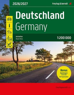 Wegenatlas Deutschland - Germany - Duitsland 2026-2027 | Freytag & Berndt Wegenatlas Deutschland - Germany - Duitsland 2026-2027 | Freytag & Berndt
