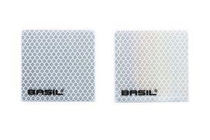 Basil kratklikker - high reflective - 2 stuks - zilver