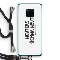Neuters: Huawei Mate 20 Pro Transparant Hoesje met koord