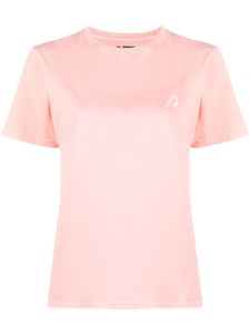 Autry t-shirt à logo brodé - Rose