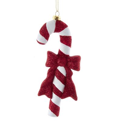 Ornament plastic zuurstok strik l17cm - Kurt s adler