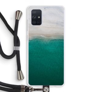 Stranded: Samsung Galaxy A71 Transparant Hoesje met koord