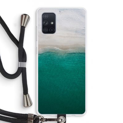 Stranded: Samsung Galaxy A71 Transparant Hoesje met koord