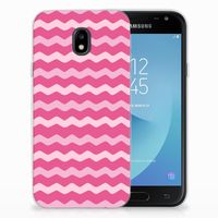 Samsung Galaxy J3 2017 TPU bumper Waves Pink - thumbnail