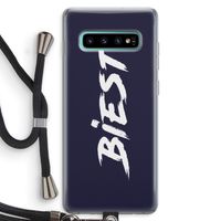 Biest: Samsung Galaxy S10 Plus Transparant Hoesje met koord