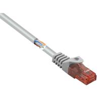 Renkforce RF-5043810 RJ45 Netwerkkabel, patchkabel CAT 6 U/UTP 10.00 m Grijs Snagless, Halogeenvrij 1 stuk(s)