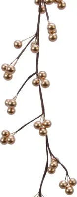 Everlands kunsttak bessen 130cm goud