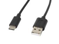 Lanberg CA-USBO-10CC-0018-BK USB-kabel USB 2.0 1,8 m USB A USB C Zwart