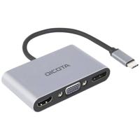 Dicota Lade-/Dockingstation USB-C dockingstation Geschikt voor merk: Universeel USB-C Power Delivery