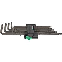 Wera 967/9 TX XL 1 Binnen-Torx Haakse schroevendraaierset T 8, T 9, T 10, T 15, T 20, T 25, T 27, T 30, T 40 9-delig