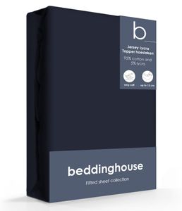 Beddinghouse Jersey-Lycra Topper Hoeslaken Indigo-70/80 x 200/220 cm