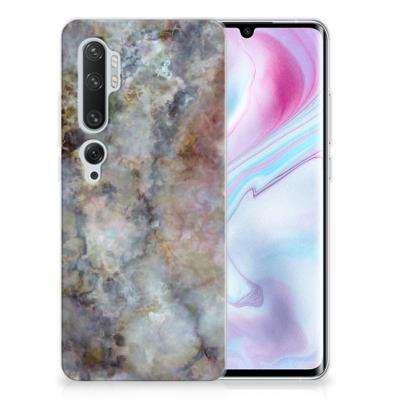 Xiaomi Mi Note 10 Pro | TPU | Siliconen hoesje | Marmer Grijs