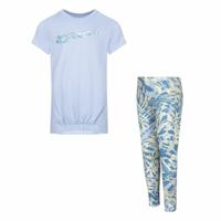 Sportoutfit voor kinderen Nike Dri-Fit Groen Multicolour 2 Onderdelen - Maat: 6-7 jaar