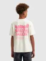 Ballin Amsterdam Paradise House T-Shirt Kids Beige - Maat 152 - Kleur: Beige | Soccerfanshop
