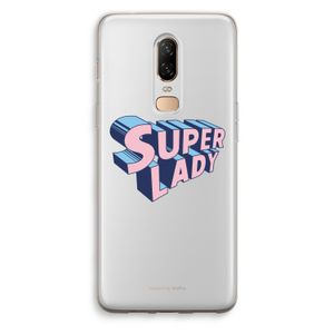Superlady: OnePlus 6 Transparant Hoesje
