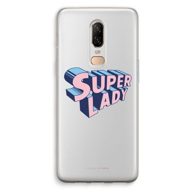 Superlady: OnePlus 6 Transparant Hoesje