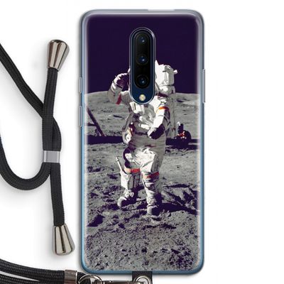 Spaceman: OnePlus 7 Pro Transparant Hoesje met koord