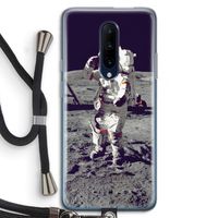 Spaceman: OnePlus 7 Pro Transparant Hoesje met koord