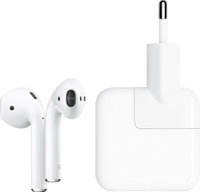 Apple AirPods 2 + Apple 12W USB Oplader - thumbnail