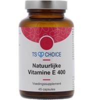 TS Choice Natuurlijke Vitamine E 400 Capsules