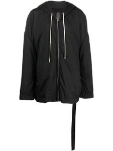 Rick Owens DRKSHDW imperméable oversize à lien de resserrage - Noir