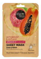 Organic Shop Antioxidant & Anti-Aging Vitamin C Sheet Mask 25 g Masker