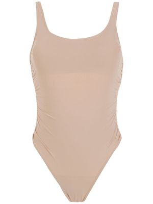 Amir Slama maillot de bain à découpes - Tons neutres