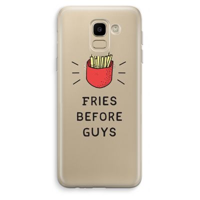 Fries before guys: Samsung Galaxy J6 (2018) Transparant Hoesje