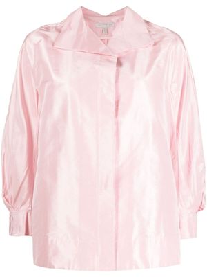 SHIATZY CHEN chemise en soie à col ample - Rose